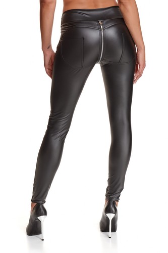 Wetlook leggings mit - wetlook-leggings,