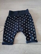 Baby Topomini blaue Stoffhose mit weißen Sternen Gr.62