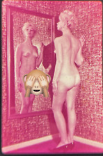 Farb Dia weiblicher Akt nackt nud Kunst Fotografie um 1970  FD14