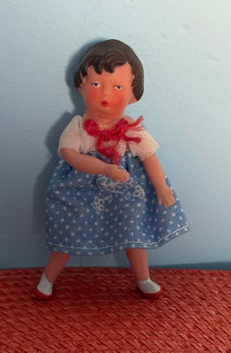 Vintage ddr miniatur puppe ari - puppe,