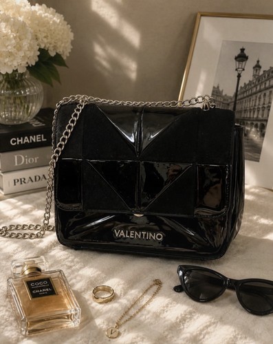 Valentino lackleder tasche - valentino,