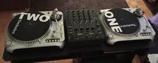   DJ Set / 2 Dj Platten Decks  Quarz Motor/Mixer / Time Code Vinyl Set