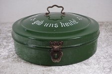 Antike Emaille Brotdose Brotkasten Brotbüchse Jugendstil Antik Vintage 1890