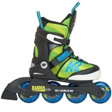 K2 Raider Beam Kinder-Inliner leuchtende Inline-Skates Licht LED-Skate Grün NEU