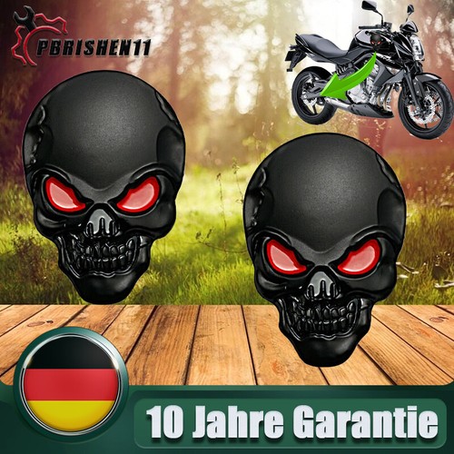 Totenkopf aufkleber - 2x,