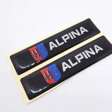 alpina logo 2x Aufkleber GEL