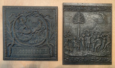 Buderus Kunstguss Plakette Relief 2 Jahresplaketten 1964, 1966