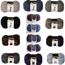 100g Schachenmayr Sockenwolle Uni & Color 4-fädig 4-fach (47,50-55,00€/kg)