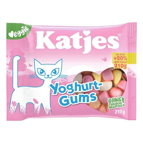 Katjes joghurt gums 210g - joghurt-gums,