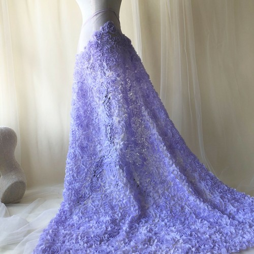 Rose chiffon abendkleid - 3d,