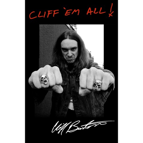 Metallica flagge fahne cliff - metallica,