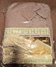 1 x Spannbettlaken Spannbetttuch Feinbiber  90-100 cm x 200 cm