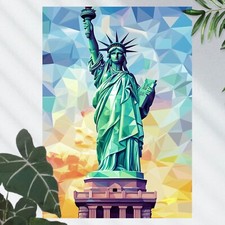 Freiheitsstatue polygonal