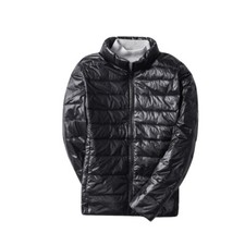 Damen Steppjacke Down Mantel Glänzend Warm Winter Puffer Gepolstert Top Outwear