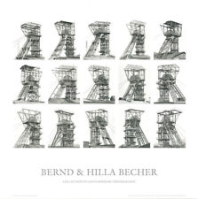 LLL! Bernd Hilla Becher Fördertürme Ruhrgebiet Kohle Essen Industrie Mit Schrift