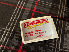 VW Golf Aufkleber Wiechers