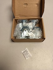 Strapazierfähige Lenkrollen mit Bremse, 50 mm, Gummi, 200 kg, 4 Stück,