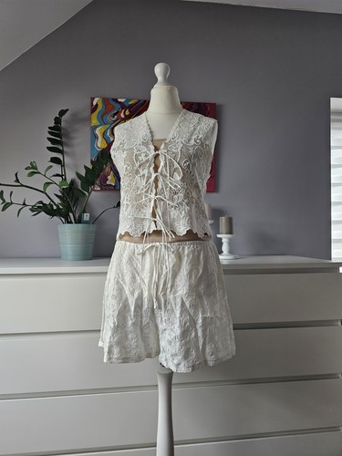 Zara weste bestickt bohoo - bestickt,