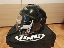 HJC I40 Jet Helm Größe M Neuwertig Glanz Schwarz Motorradhelm