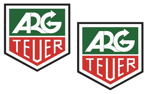 Arg teuer aufkleber 10cm - 2x,