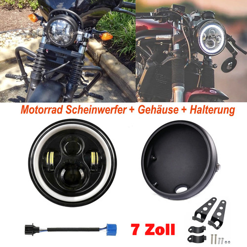 Motorrad led scheinwerfer - 7",
