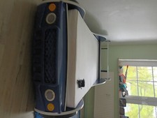 kinderbett auto 90x200 blau mit Lichter