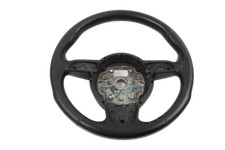 Lenkrad Leder gelocht 8X0419091L Audi A6 A7 4G A1 8X schwarz starke Abnutzungen