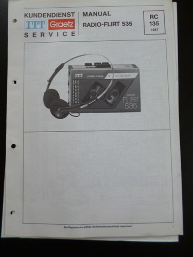 Original service manual itt - original,