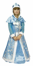 Eiskönigin Kostüm Schneekönigin Mädchen Eisprinzessin Schneeflocke Kleid KK