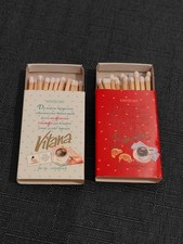 2 Streichholzschachteln, Eduscho, Kaffee, Vitana, Bonjour, Kaffeebohnen