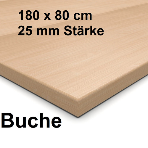 Tischplatte 25mm 180x80cm