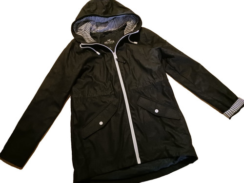 Hollister regenjacke schwarz - hollister,