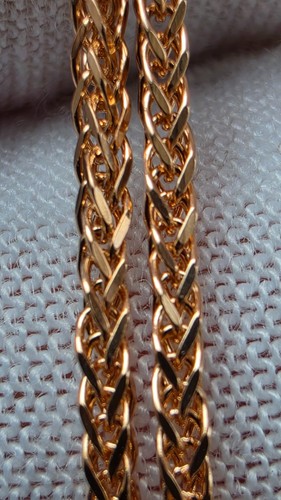 585 rotgold zopfkette karat - 585,