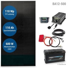 Insel Solaranlage 500W