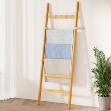 Handtuchleiter 60x170cm Handtuchstangen Wäscheleiter Kleiderleiter 6 Sprossen