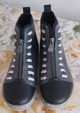 Rieker   Sneaker mit Reißverschluss, grau, leichter Schuh, tolle Verarbeit.   39