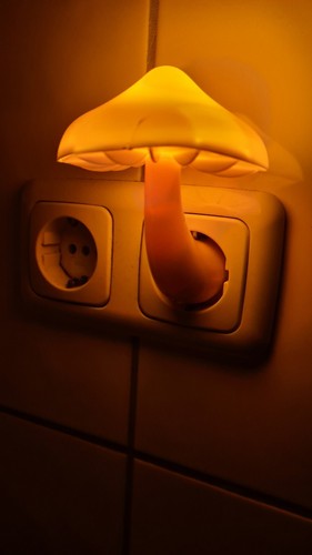Led nachtlicht pilz gelb - pilz., gelb.
