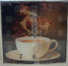 MEBUS Glas Quarz Wanduhr / Uhr