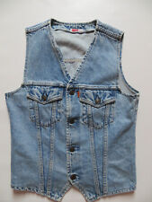 Levi's 70606 Jeans Weste Jeansweste Gr. M Orange Tab Vintage Blue Denim ! KULT !