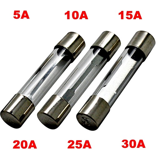 6x30mm feinsicherung 10a - feinsicherung, 5a