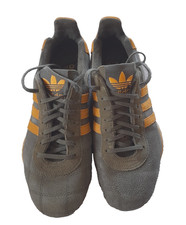 Adidas Goodyear Tuscany Vintage um 2005 oliv mit orangen Streifen FR 39 1/3, 40