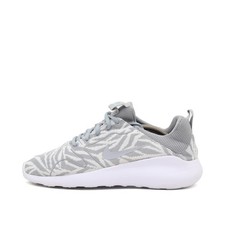 Nike Damen Tanjun Laufschuh Grau Weiß Mesh Low-Top Atmungsaktiv Sneaker EU 41