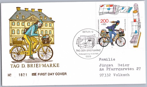 Brief sst tag der briefmarke - der,
