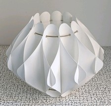 60er 70er Vintage Retro Zicoli Kunststoff Lampenschirm Mid Century MCM Space Age