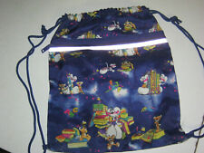 diddl * ORIGINAL 2002er Sport BAG Rucksack KITA TASCHE Beutel 2 Fächer REFLEKTOR