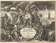 Titelblatt Original Kupferstich Landkarte Lotter 1757