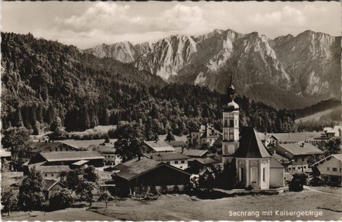 Cpa sachrang kaisergebirge - ak,