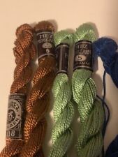 Stickgarn Docks Schürer + MEZ Perlgarn Seidig schimmernd 5 versch.