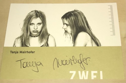 Tanja mairhofer autogrammkarte - tanja,