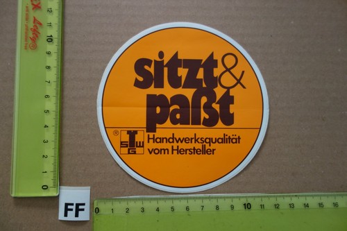 Alter aufkleber handwerk - aufkleber,